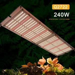 240W Quantum Panel 550 2835 With Epistar 660Nm Red Led Grow Light for Vegetables and Fruits